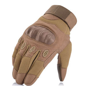 Gants tactiques respirants durables pour hommes avec écran tactile pour une utilisation en extérieur en cuir - Product Image 3