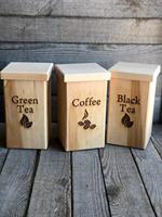 Nouvelle conception de boîte à café en bois poli écologique - Vente en gros, taille personnalisée artisanale pour le rangement, fabriquée au Vietnam