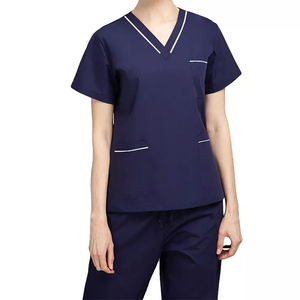 La mejor calidad Unisex Enfermería Scrubs Hospital Trajes de verano Quirúrgico Scrub Sets Plus Size Uniforme para el personal de los médicos - Product Image 1