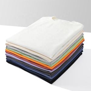 เสื้อยืดผ้าฝ้ายแขนสั้นสีขาวดำสำหรับผู้ชาย100% ฤดูร้อน - Product Image 6