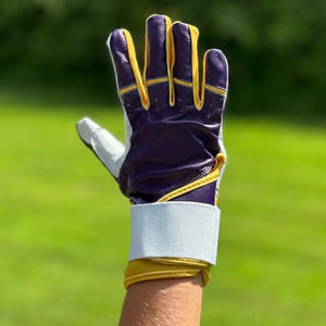 ถุงมือเบสบอลตีเบสบอลหนังแท้กันลื่นทนทานด้ามจับที่เหนือกว่าดีไซน์ปรับแต่งได้สำหรับผู้ใหญ่ระบายอากาศได้ดี - Product Image 5