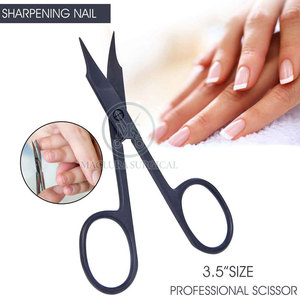 <b>Manicure</b> <b>Scissors</b> Stainless Steel Blade Ergonomic Handle for Comfortable Grip Sharp Straight Blades Multifunctional Nail - Product Image 5