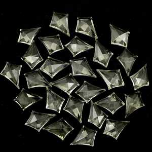 Dijes de Piedras Preciosas de Amatista Verde Natural en Forma de Cometa Facetada - Product Image 1