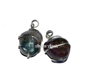 Pierre de Lune arc-en-ciel Roulés Pendentifs Pierres Précieuses Pendentifs - Product Image 3