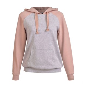 Sudaderas con capucha de manga larga para mujer, Sudadera con capucha de algodón con logotipo personalizado, sudaderas con capucha lisas de gran tamaño para mujer - Product Image 1
