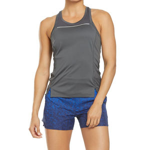 เสื้อกล้ามแฟชั่นสีทึบคอกลมสำหรับสตรีใส่ไปยิมวิ่งฤดูร้อน - Product Image 1