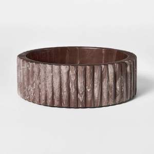 ถาดเรซิ่นสีแดงขอบโค้งเรียบชามเสิร์ฟสำหรับตกแต่งบ้านห้องครัวและสำนักงาน - Product Image 6