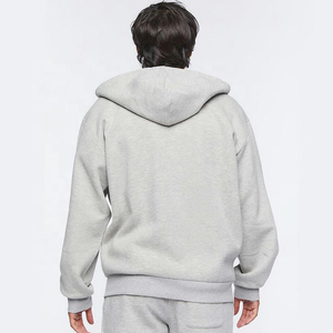 Sudaderas con Capucha Esenciales de Primera Calidad al por Mayor, 100% Algodón, Gruesas, con Cierre, Sudaderas con Capucha Extra Grandes Personalizadas con Cierre - Product Image 4