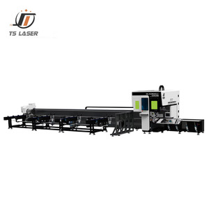 Coupe-tube laser à montage latéral Tuosheng TS-6024, 6 m, 12 m, diamètre 350 mm, sans déchets, 2000 W, 3000 W, machine de découpe laser à fibre pour tubes - Product Image 3