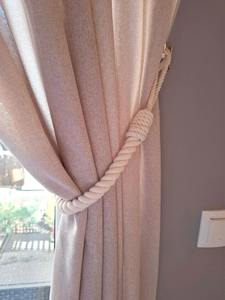 Cotton Rope <b>Curtain</b> Tieback, Handmade Elegant <b>Curtain</b> <b>Holder</b> - Product Image 2