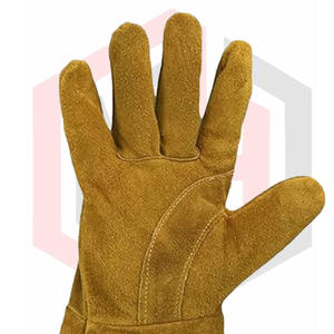 Guantes de seguridad para construcción y Jardín de soldadura Guantes de trabajo de cuero dividido de vaca - Product Image 3
