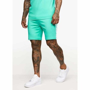 Venta caliente nuevo conjunto de dos piezas para hombre Casual verano cuello redondo deportes camiseta conjunto corto se puede personalizar conjunto de hombres pantalones cortos al aire libre - Product Image 2