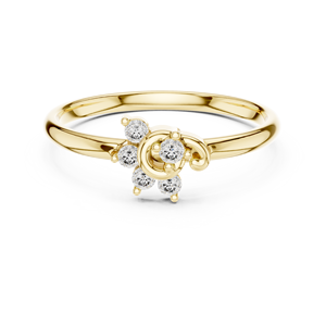 Anillo de joyas de cuarzo ajustable de 14K para mujer, accesorio de lujo del fabricante de joyas de diamantes - Product Image 6