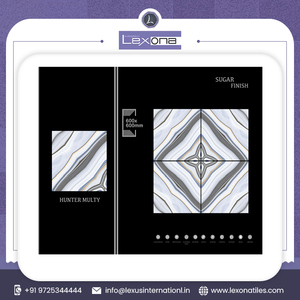 Azulejos de Piso de Cerámica de Alta Calidad de 60x60 cm con Acabado Azucarado, Diseño Moderno en Diferentes Colores Disponibles de Fabricante Indio - Product Image 6