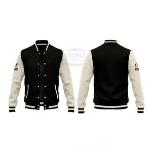 ISONZ Custom Varsity Baseball Jacket Chaqueta con letras bordadas - Product Image 3
