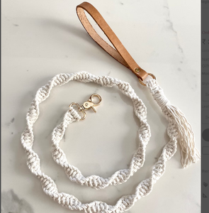 Stone Grey Organic Cotton Rope Dog <b>Leash</b> <b>Pet</b> Supplies Accessory Customized Colored Cotton Rope Handmade Dog <b>Leash</b> <b>Pet</b> <b>Leash</b> Set - Product Image 1