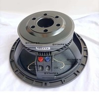 Speaker Mid-Bass 12 inci Dual Hypervent 8 Ohm dengan Voice Coil Tembaga, Inside Outside Copper Voice Coil Dual Hypervent 8 Ohm Mid-Bass Speakers 12-inch Mid Bass Sub Woofer Audio Speaker