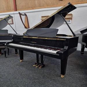 Piano de cola compacto de ébano pulido, modelo privado, piano acústico de tamaño 5.0 para escuela de música y hogar - Product Image 3