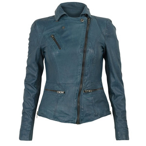 2025 nuevo diseño al por mayor logotipo personalizado otoño chaqueta vaquera mujer elegante de talla grande aspecto inteligente 100% algodón a prueba de viento transpirable - Product Image 5