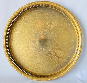 Plateaux métalliques élégants adaptés aux événements de mariage des restaurants hôtels et aux arrangements de cuisine de luxe à domicile - Product Image 2