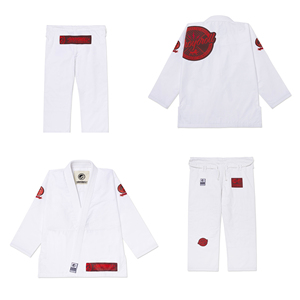 OEM <b>Professional</b> High Quality White Shoyoroll Oxe Competitor brazilian Kimono Jiujitsu Gi - Product Image 1