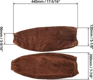 Top qualité cuir soudage manches sécurité résistant à la chaleur bras Protection soudage manches travail bras garde pour hommes et femmes - Product Image 6