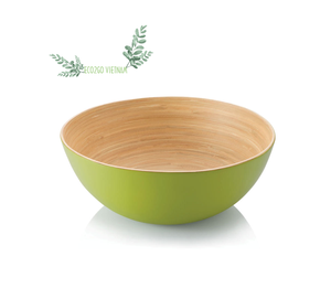 Eco2go-cuencos biodegradables de bambú para fruta, cuencos de bambú de Color Natural para servir a base de cuchara - Product Image 1