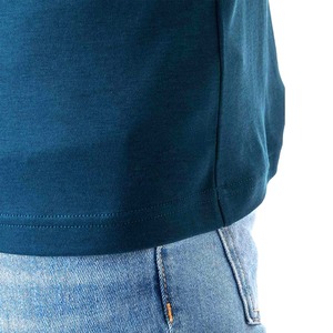 T-shirt à manches longues en coton imprimé personnalisé pour homme, coupe ajustée et unie - Product Image 6