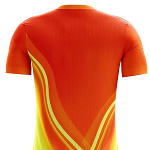 Maillot de football pour hommes à manches courtes, respirant, tissu de haute qualité, personnalisable, prix de gros, vente chaude - Product Image 6