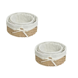 PRODUIT HOT Découvrez le plateau en rotin écologique, un panier polyvalent tissé à la main, idéal pour conserver les fruits, les collations et les légumes - Product Image 1