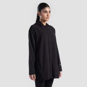 เสื้อคลุมผ้าถักสีดำ - Product Image 3