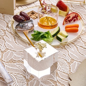 Waterdale Judaïca Cadeau juif pour rabbin Création sur mesure Magnifique décoration murale Acrylique Lucite Esquisse de Gadol - Product Image 4