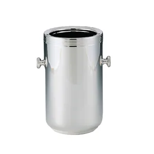 Cubo de Hielo de Metal Premium, Cubo de Hielo de Lujo para Hotel, Cubo de Hielo Martillado de Alta Calidad ZAHID EXPORTS, para Fiestas y Banquetes Navideños - Product Image 1