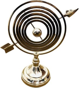 Aluminium Laiton Nautical Armillary Sphere Globe Decorative Tabletop Showpiece Astrolabe Maritime Home Decor Gift Item - Product Image 1