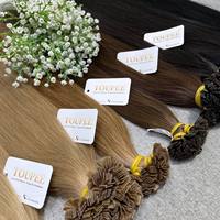 Extensiones de Cabello Humano Vietnamita Dream Hair DR03, 100% Virgen Remy, Puntas Planas, Cabello Liso, Super Double Drawn, 30 Pulgadas, Color 1B