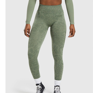 Stretchable High-Performance Sports <b>Leggings</b> for Men-Breathable Elastic Waist Full Length Spandex/<b>Polyester</b> Material - Product Image 3