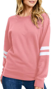 Sweat-shirt personnalisé pour femmes Pull à col rond personnalisé Streetwear Sweat-shirt à col rond à doublure thermique solide - Product Image 5