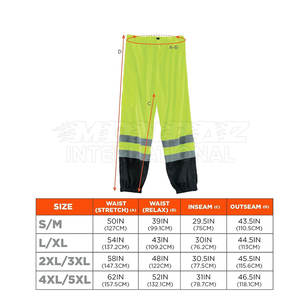 Dernier modèle de pantalon de sécurité personnalisé Pantalon de sécurité léger à usage décontracté en gros - Product Image 6