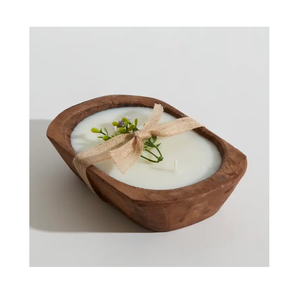 Bougeoir en bois de manguier bol en gros en bois bougie pâte conteneur bols pour bougies vente personnalisée - Product Image 4