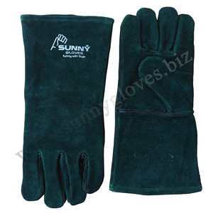 ถุงมืองานเชื่อมที่ทนทานต่อการสึกหรอถุงมือหนังกันไฟสำหรับผู้ชายสำหรับงานหนักสินค้าจากโรงงาน - Product Image 6