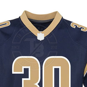 100% sur mesure bon matériel hommes maillot de Football américain Top qualité hommes maillot de Football américain - Product Image 6