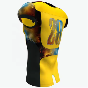 Maillot de football américain adulte de qualité supérieure en gros Maillot de pratique de coupe automatisée et de football - Product Image 1
