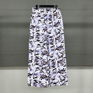 Wholesale Custom Cotton Camouflage Baggy Stacked Pants Men Premium French Terry Sweatpants - Product Image 5