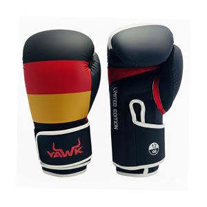 Gants de boxe MMA professionnels à lacets, respirants, à séchage rapide, en cuir véritable, rembourrage en crin de cheval, entièrement personnalisables, pour adultes - Product Image 1
