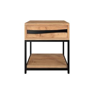 Handmade Modern Nightstands 1 Drawer Natural Finish Epoxy Eco-Friendly Durable <b>Bedroom</b> <b>Furniture</b> Hot Sale for Living Rooms Home - Product Image 2
