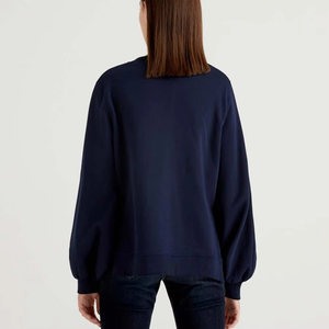 Sudaderas con Capucha Casuales para Mujer, de Algodón y Felpa, Cuello Redondo, para Invierno, con Logotipo Frontal Personalizado, Venta al Por Mayor - Product Image 2