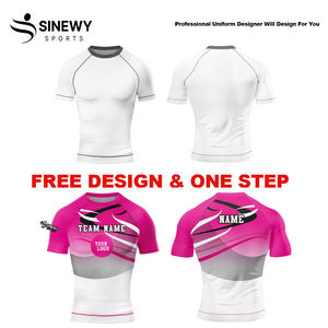 MMA Rash Guards à vendre Custom Made Sublimation Design Adults Fitness BJJ Compression Shirt pour hommes - Product Image 5
