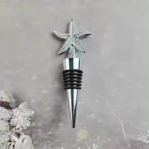 Bouchons de bouteille de vin en métal argenté décoratif en cristal Bouchons de vin en diamant strass pour bars et hôtels - Product Image 2