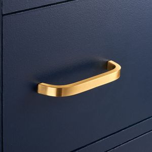 Atractivo y moderno tirador de armario de latón macizo para el hogar, cocina, muebles de oficina, herrajes, puerta, cajón, armario, tirador de armario 2023 - Product Image 6