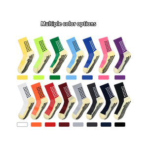 <b>High</b> Quality Customised Football Grip <b>Socks</b> for <b>Men</b> Breathable Long Sports <b>Knee</b> <b>High</b> Soccer <b>Socks</b> With 3D Print Logo on Bottom - Product Image 4